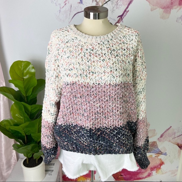 🌿IVORY MULTI SWEATER🌿 - Picture 4 of 8